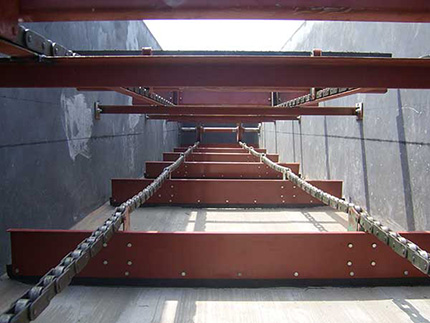 【鏈板式刮泥機】刮泥板傾斜故障原因之二沉池底的汙泥分布上篇