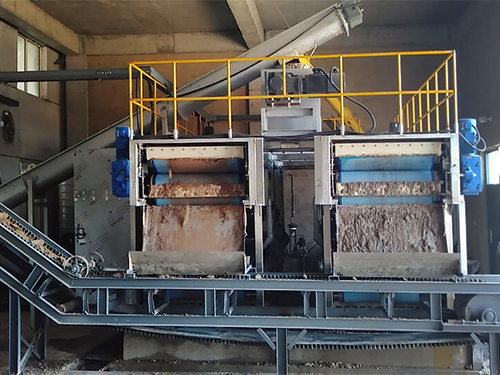 汙泥深度脫水設備-溝幫子汙水廠