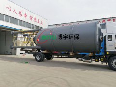 廣西客戶訂購的石（shí）灰料倉已投入使用